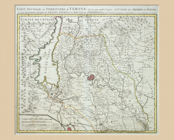 Carte Nouvelle du Territoire de Veronae